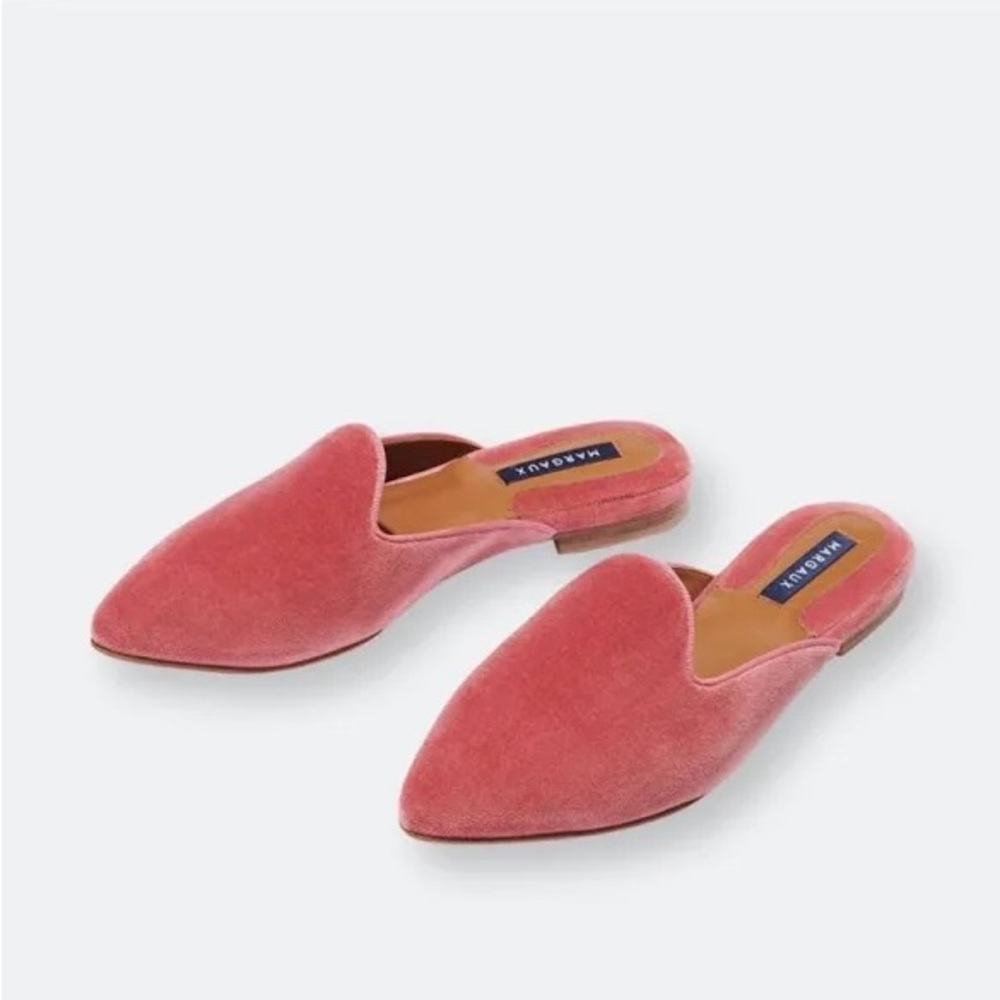 NWT Margaux “The Mule” in Pink Velvet